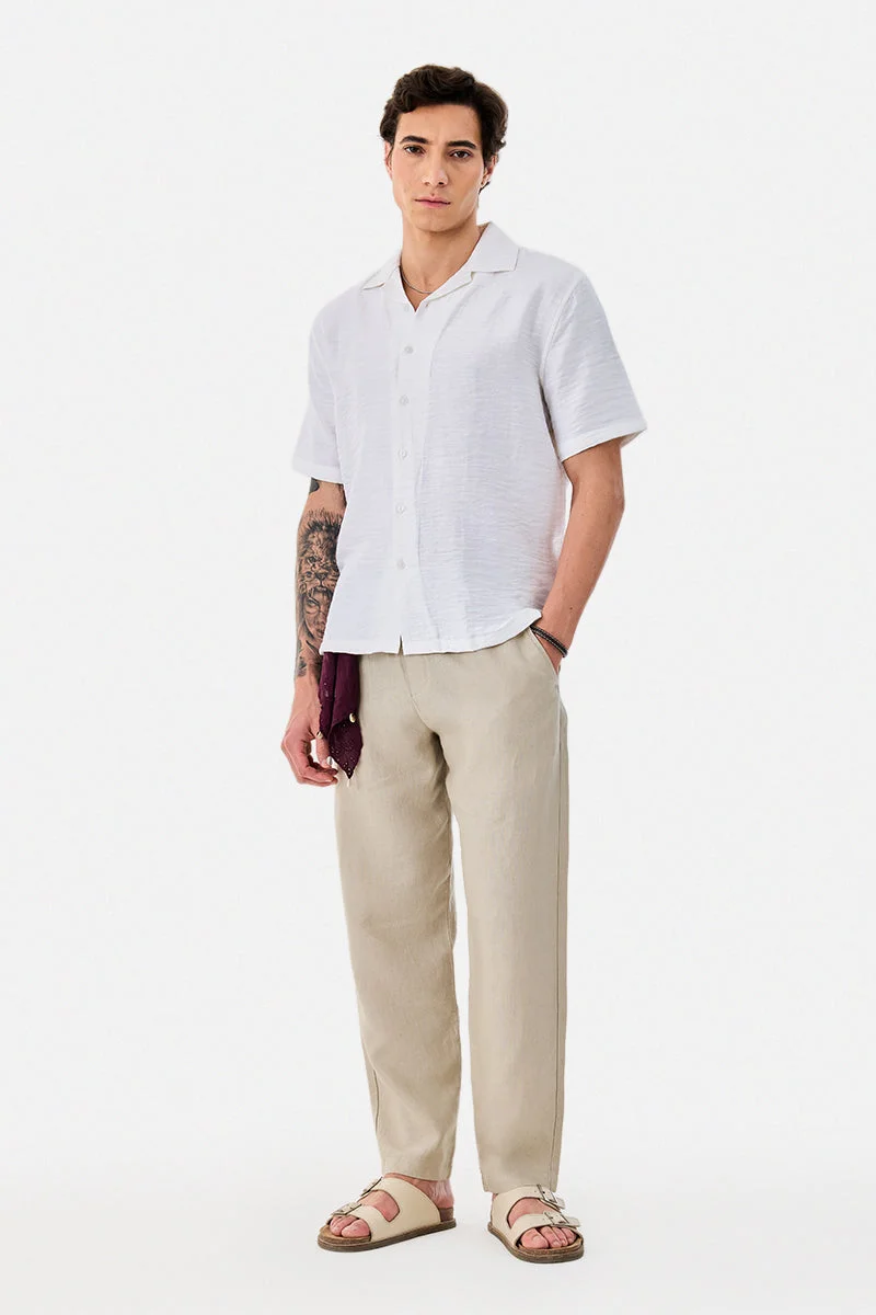 سنيتش Textured Box Fit Shirt